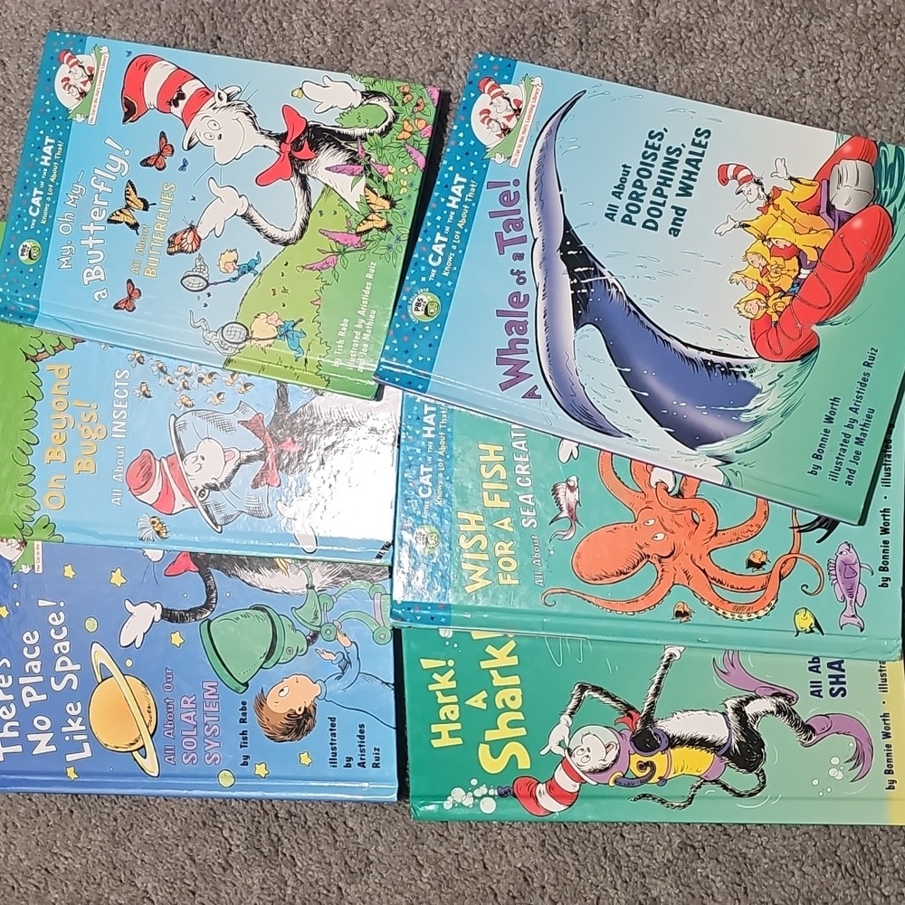 Cat in the Hat Learning Library Hardcover Books Bundle Of 6 - Picture 2 of 16